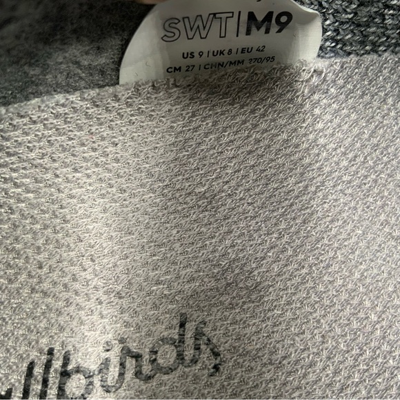 Allbirds Men’s Trail Runners SWT. Blue/Black. Men’s Size 9. - Picture 7 of 9